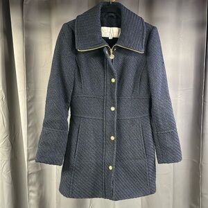 Jessica Simpson Navy Knit Coat